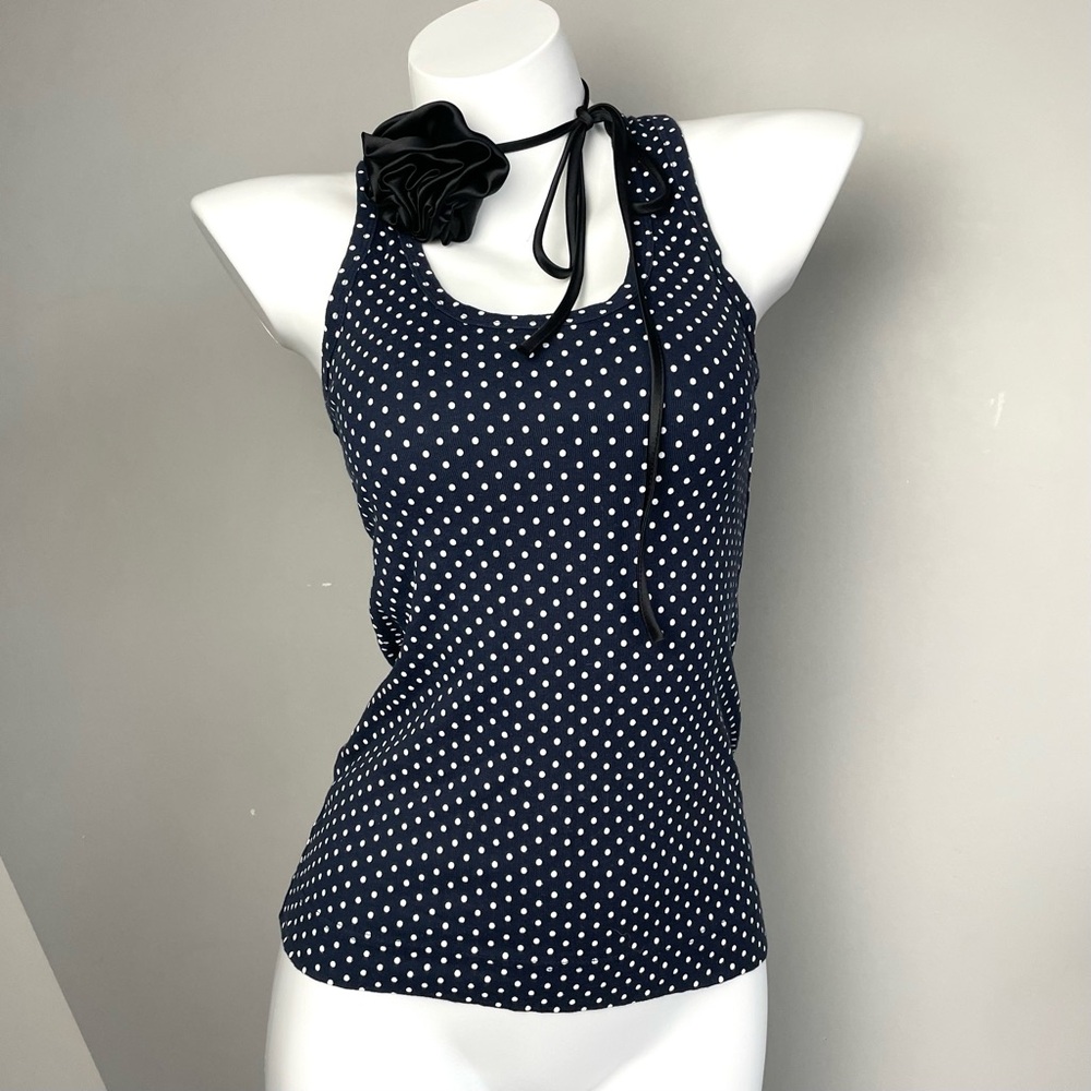 Vintage Polka Dot Tank Top